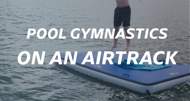 Gymnastics on sales a water mat